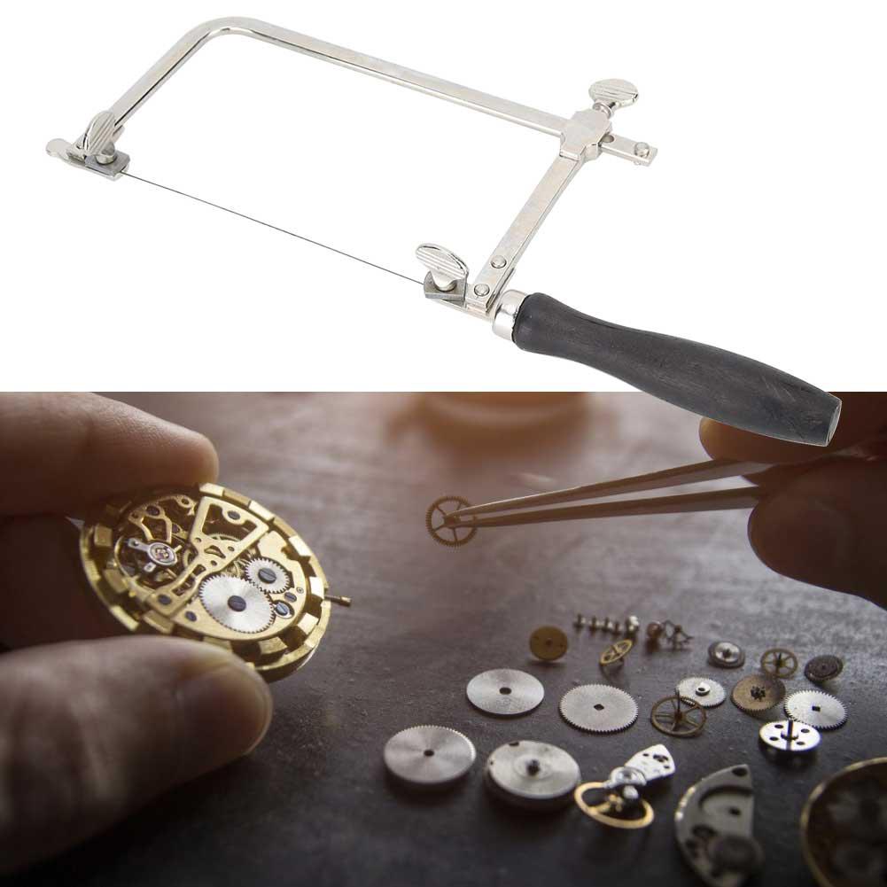 Portable U Shape Hacksaw Saw Bow Frame DIY Jewelry Making Cutting Tool with Saw Blade