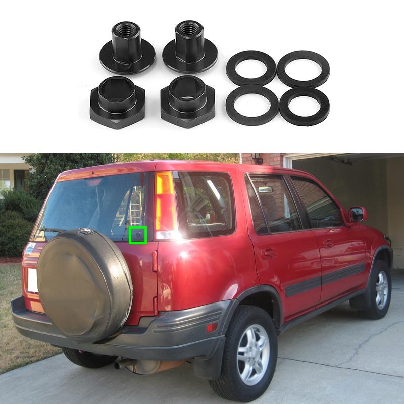 Rear Window Glass Strut Hardware Kit Replacement Fit for Honda Civic 3Dr Hatchback 1992-1995 for Honda CRV 1997-2001 Durable Aluminum Repair Set