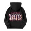 Kids Long Sleeve Pullover Hoodie with Pockets Loose Fit Letter Print Casual Sweatshirt