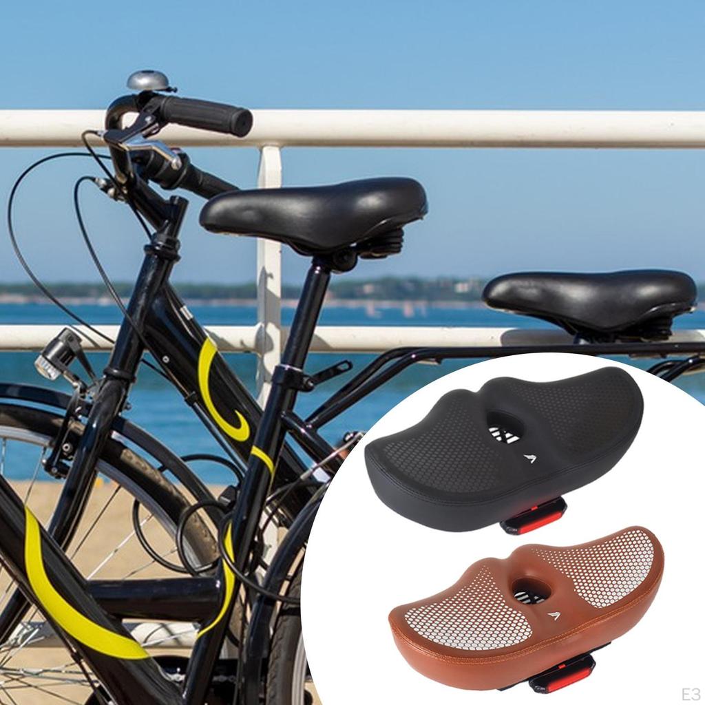 Sattel Sitzkissen mit Rücklicht Gepolstertes Zubehör Fahrrad Sitzpolster für Outdoor