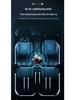 Solar Car Air Freshener & Odor Eliminator: High-End Rotating Ornament for Men's Car Interiors