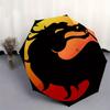 1pc Mortal Kombat Dragon Logo Umbrella with Plastic Handle,Suitable for All Seasons Home Travel Outdoor UmbrellaM1094
