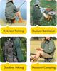 Camping Folding Chair Portable Multifunctional Outdoor Picnic Collapsible Stool with Carry Bag Ultra Light Fishing Stool for BBQ