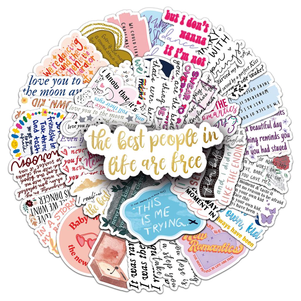 Fun Sticker Pack For Water Bottles, Luggage, Laptop, And Phone Case Decoratio