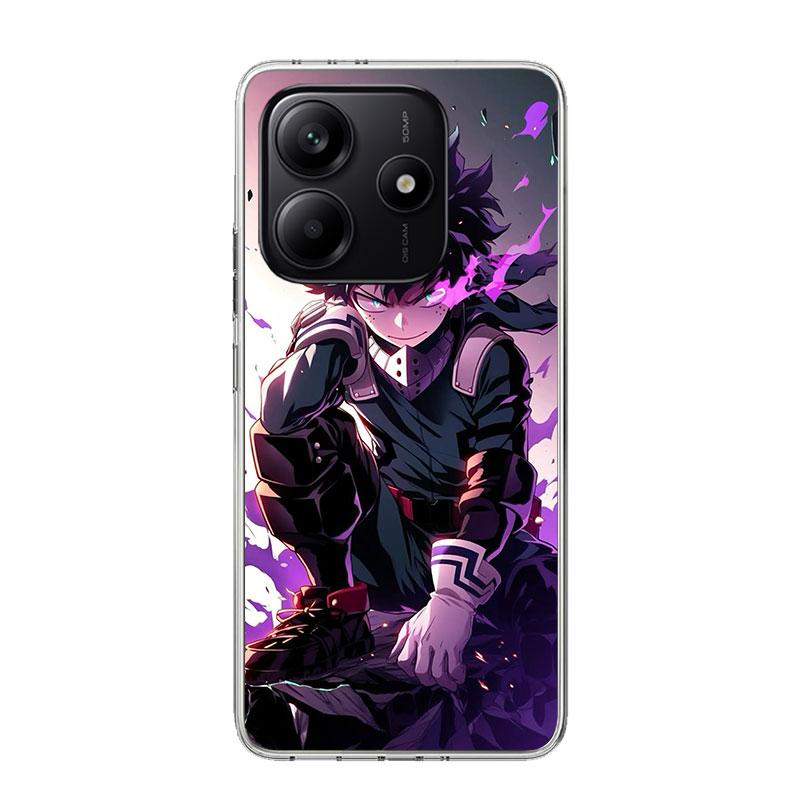 Midoriya Izuku Deku MHA My Hero Phone Case For Xiaomi Redmi Note 14 13 14S 12S 12 11S 11T 11E Pro Plus 10S 10 9S 9 Art Customize