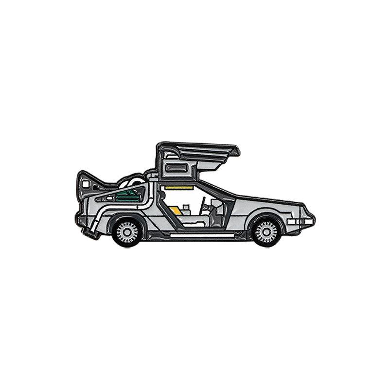 

Cartoon Cool Sport Car Enamel Pin Science Fiction Movies Inspired Vehicle Badges On Backpack Jacket Lapel Brooches Jewelry Gift