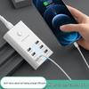 Travel Power Strip with Multi-USB Ports and Extension Cord