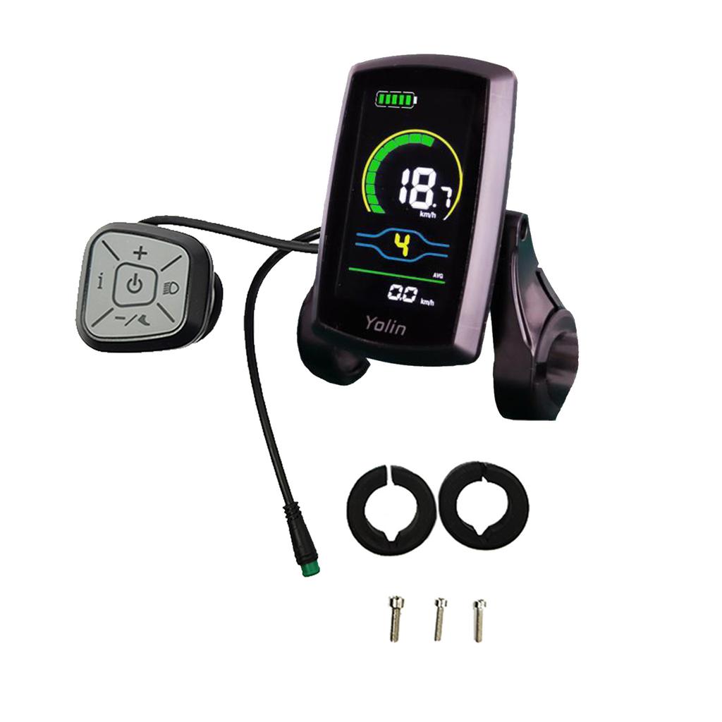 Display LCD Yolin per Ebike 48V/72V, Schermo Impermeabile per Bicicletta Elettrica per Distributori di Componenti per Biciclette