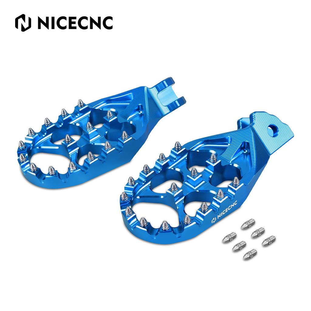 NICECNC For Surron Light Bee X S L1E Electric Dirt Bike Enlarged Aluminum Foot Pegs Footrest Footpegs For Segway X160 X260 2025