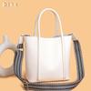 New Leather Women's Bag Temperament Commuter Korean Version Large Capacity First Layer Cowhide Messenger Tote Bag