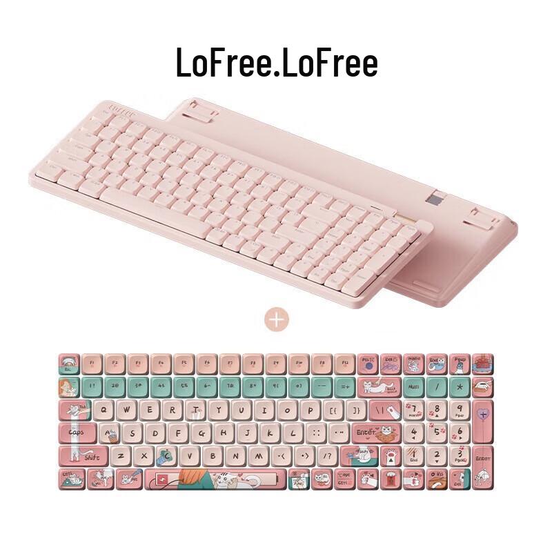 Lofree Flow Lite Low-Profile Tri-Mode Hot-Swappable Mechanical Keyboard