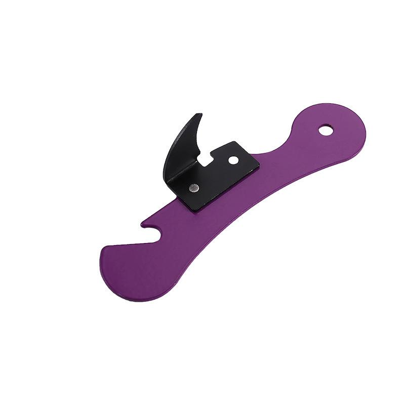 

Can Opener, Stainless Steel Manual Can Opener, Smooth Edge, Ergonomic Design, Easy To Adjust Large Knob and Non-Slip Comfortable Crank 1pc фиолетовый