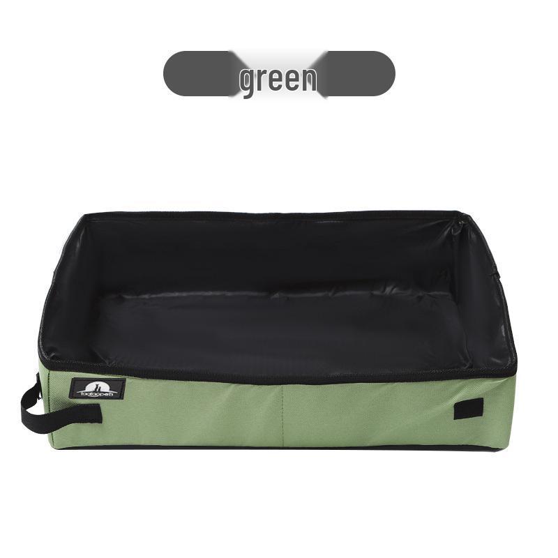 Portable Waterproof Foldable Cat Litter Box - Practical Oxford Cloth Design