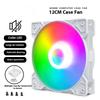 120mm PC Case Fan Cooler Adjustable De-vibration Rubber Led Computer Cooling Fan 12V Mute Ventilador PC Computer Cool Fan
