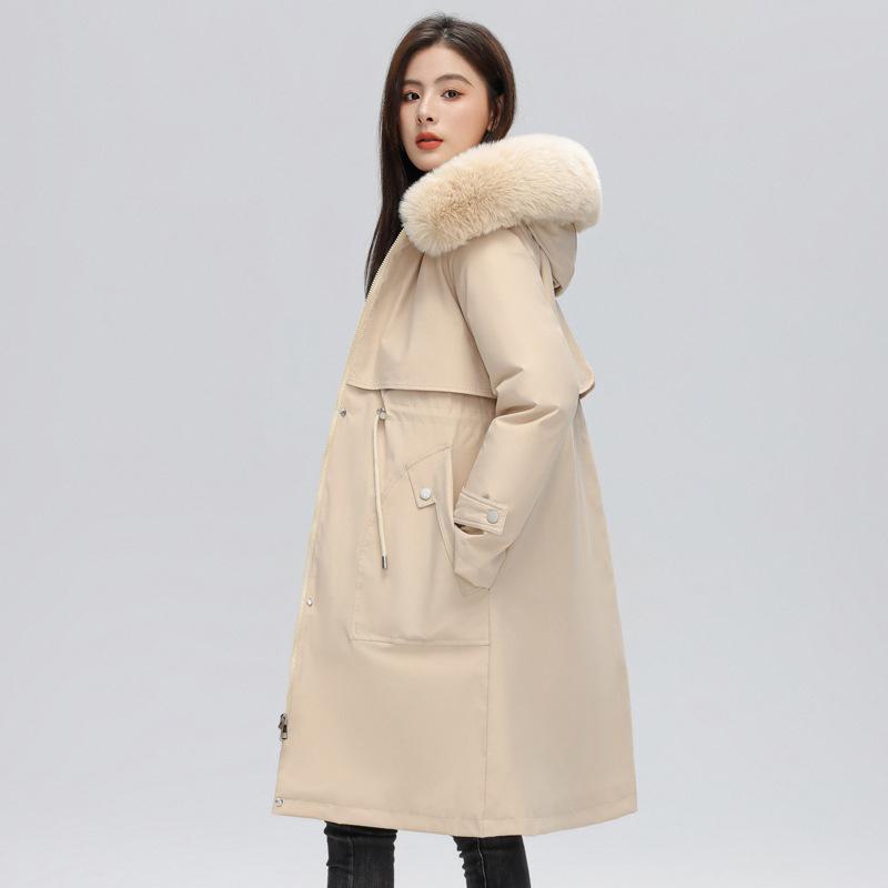 Three Wear Short Women's Detachable Korean Version Large Size Down Cotton Jacket Tide Ins Winter