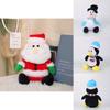 Festive Christmas Doll Soft Plush Toy Santa Claus Penguin Snowman Reindeer 21cm