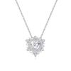 925 Silver Heartbeat Necklace with Heart Diamond Pendant - Women's Light Luxury Clavicle Chain Jewelry
