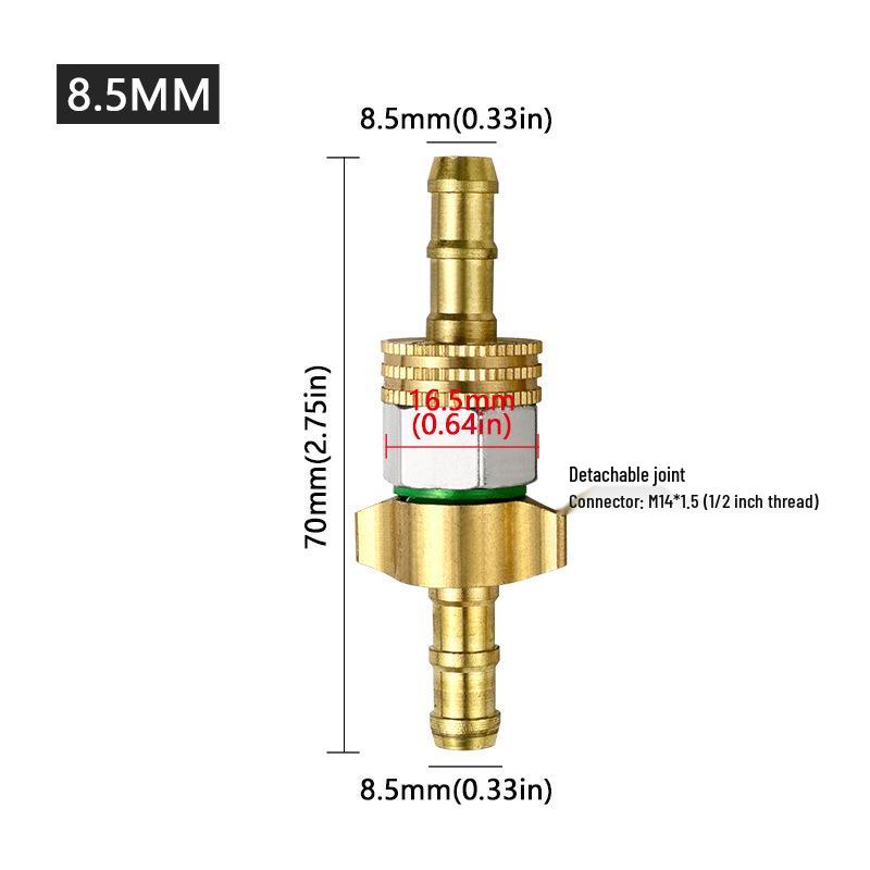 Flexible High-Pressure Brass Joint Connector with M14*1.5 Thread