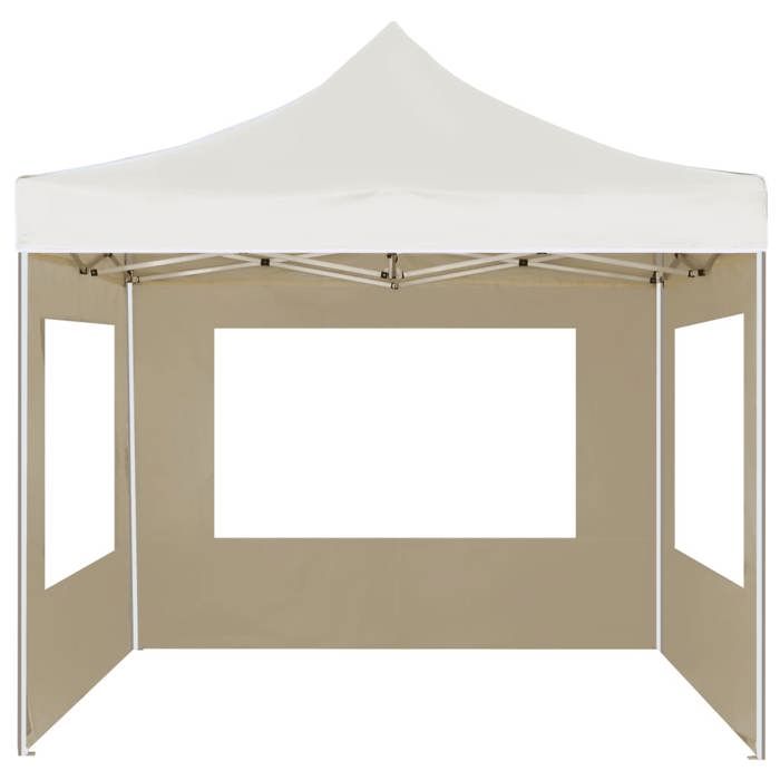 VidaXL Tente de Réception Pliable avec Parois Tonnelle de Jardin Tonnelle de Patio Pavillon de Terrasse Tente d'Extérieur 48930
