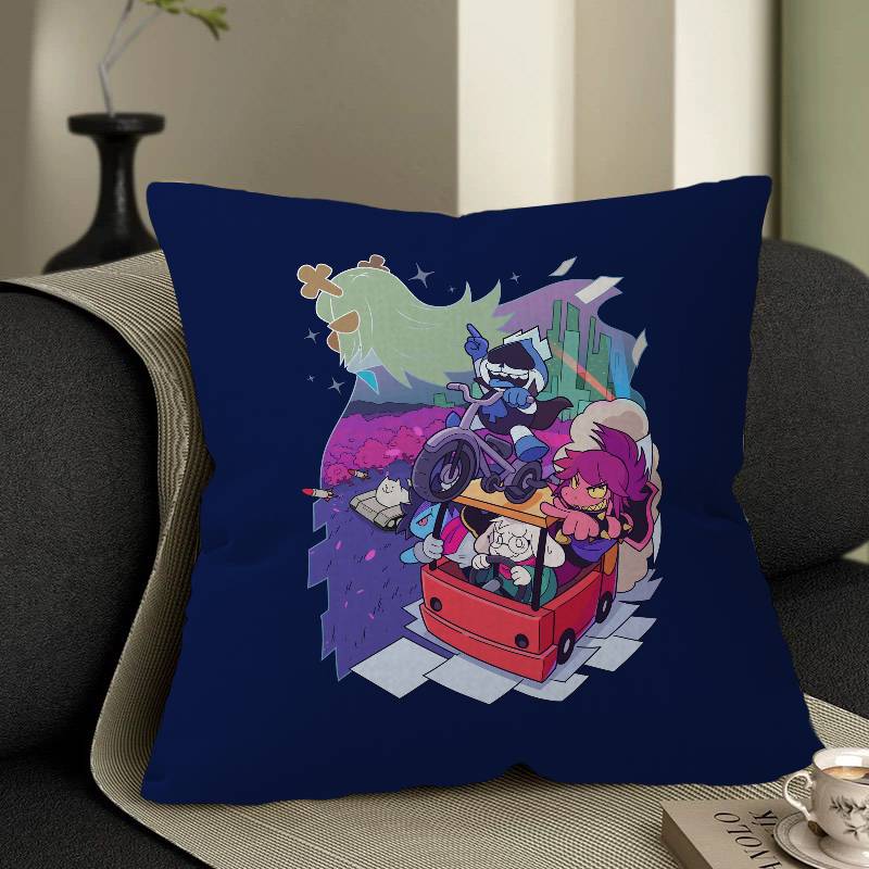Cartoon Game Deltarune Cushion Cover Inches Farmhouse Decor Home Throw Pillow Covers for Couch Decorations