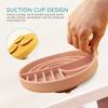 Dog Cat Pet Slow Food Bowl Cat Anti-Knockover Anti-Slip Food Bowl Puppy Anti-Choking Silicone Feeder Toy Food Plate Pet Supplies
