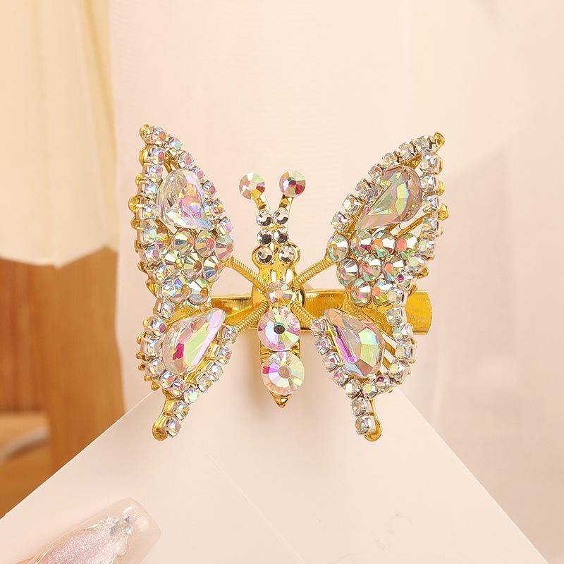 Mergaičių mieli drugelio plaukų segtukai - Fėjos galvos apdangalas, šoninis segtukas kirpčiams