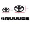 3D ABS Letters 4runner Tailgate Logo Rear Trunk Emblem Badge Sticker Decals Car Style Accessories for T