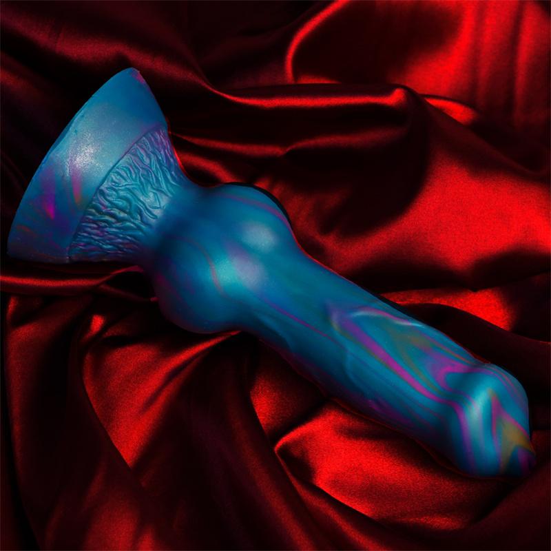 Dog Cock Animal Lifelike Mixed Color Simulation Penis Small Liquid Silicone Sensuality Fake Penis Adult Products