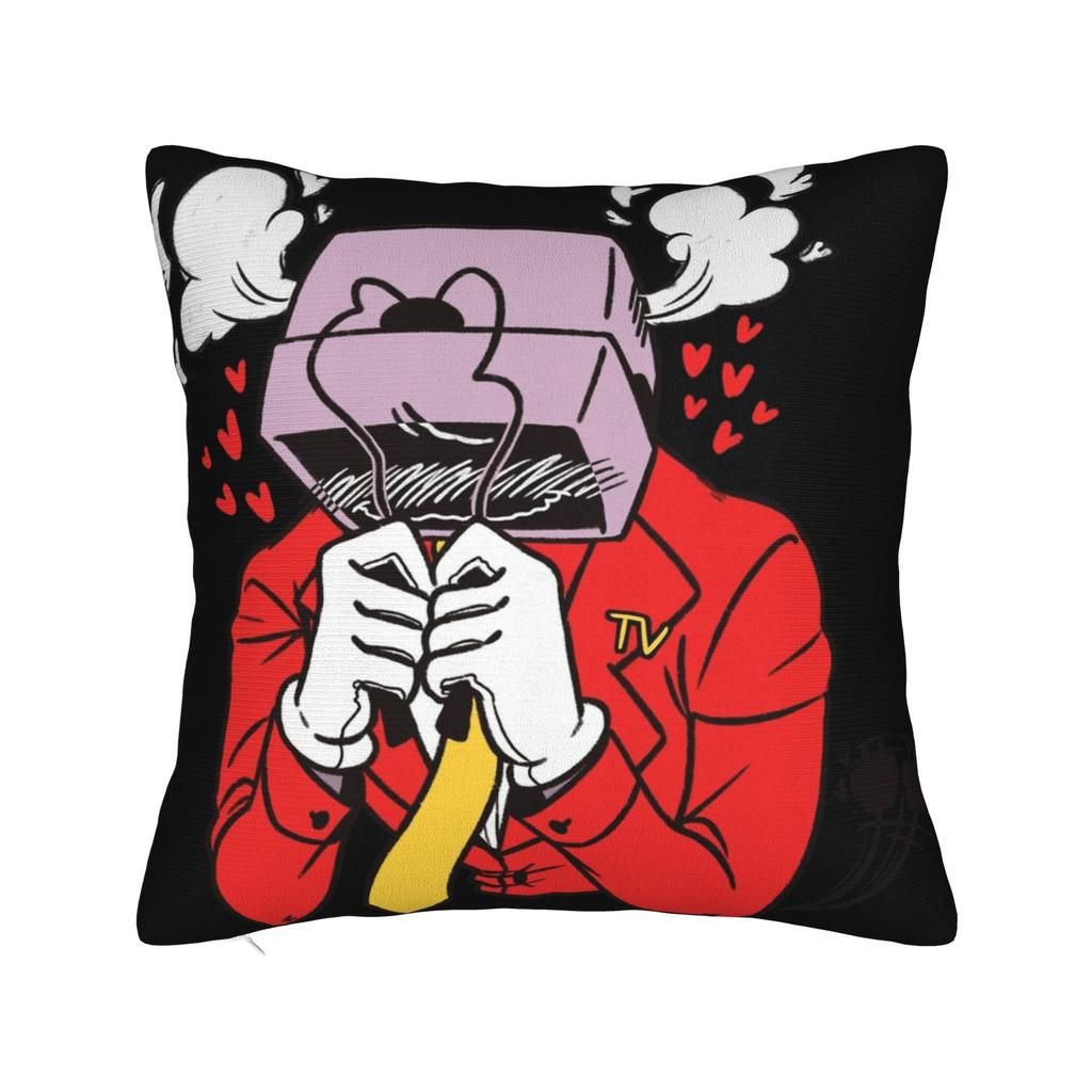 Deltarune 3 Tenna It Is Tv Time Pillow Cover Comfy Cushion Cover Kawaii Pillow Case For Living Room Chair