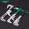 F-type Multifunctional Black Adjustable Open-end Wrench with Large Opening for Water Heating