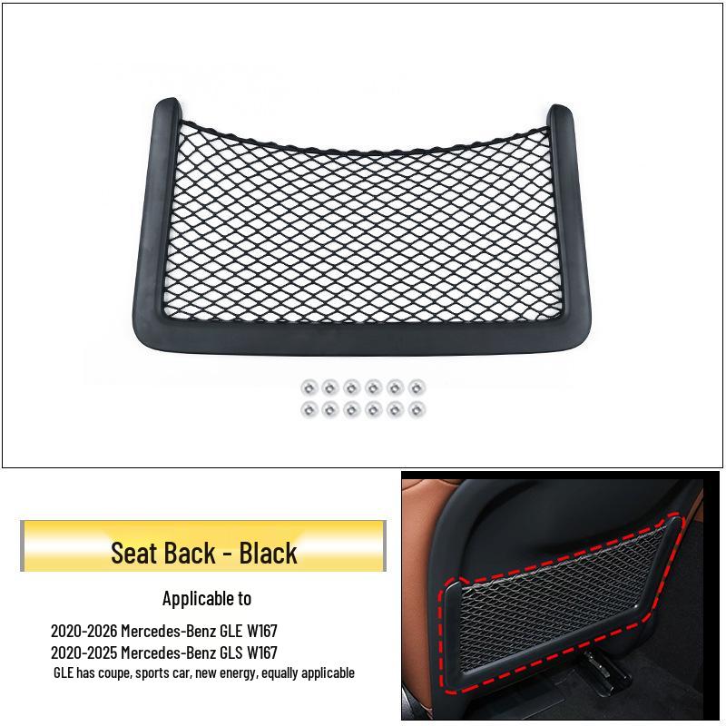 Mercedes-Benz W167 Seat Back Storage Organizer - Compatible with GLE450, GLS500