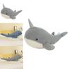 Cute Whale Plush Toy Pillow For Girls Soft And Cozy Stuffed Animal Doll For Bedtime Leg Support Grey