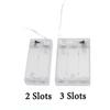 Aa Power Battery Storage Case Box Holder 2 3 Slots Aa Battery Socket With Wire