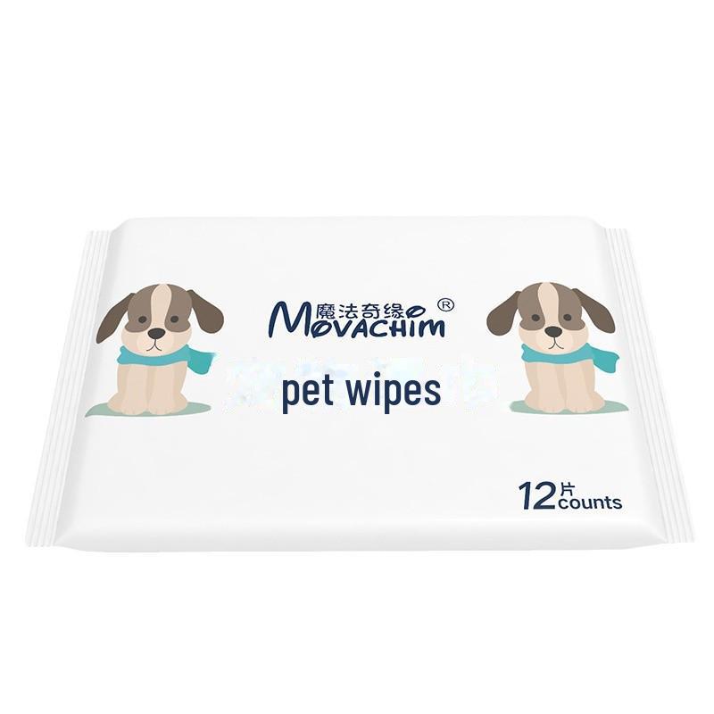 Pet Wipes for Cats & Dogs: Universal Cleaning Wipes for Bath-Free Hygiene, Tear Stain Removal, & Cat Butt Clean-Up.