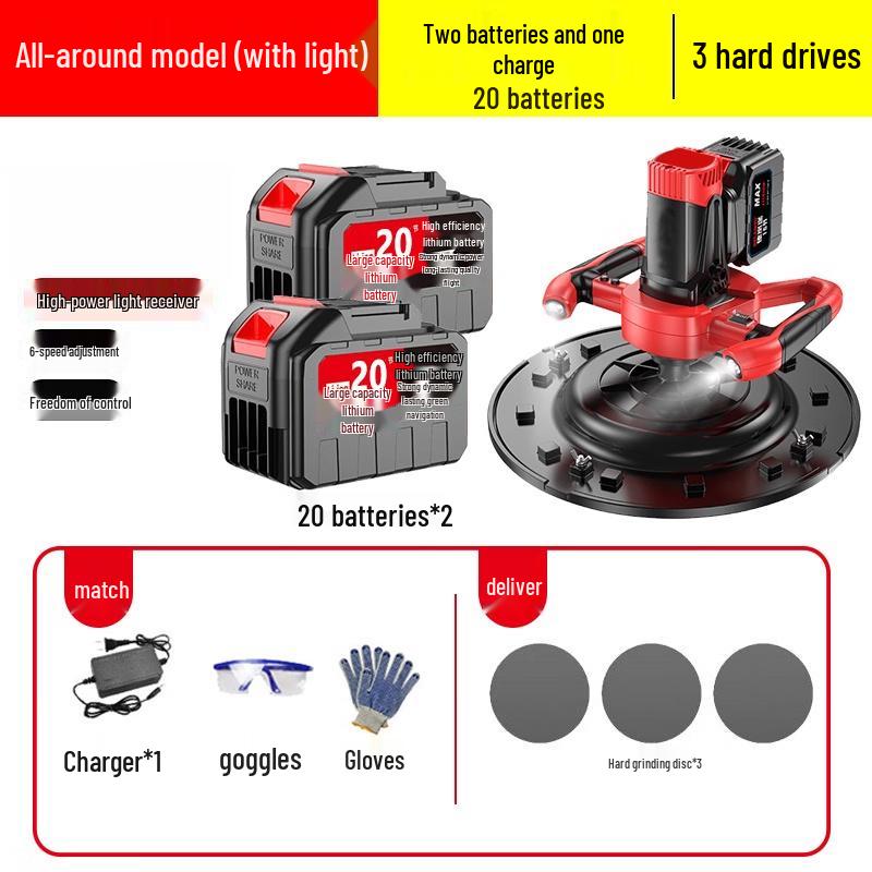 TURBOSUN High Power Concrete Power Trowel CN plug (adapter included)