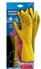 Flocklined Rubber Protective Gloves Yellow