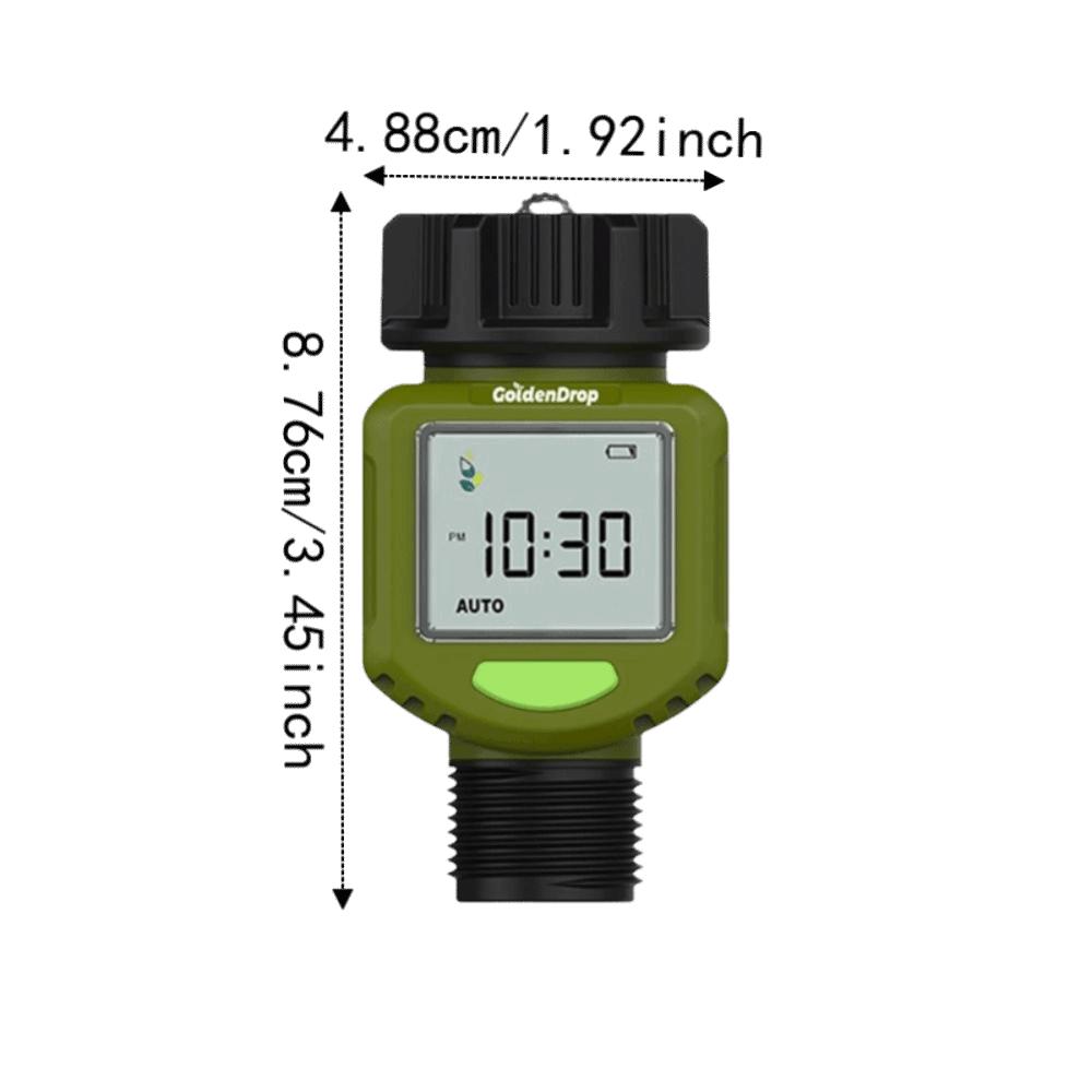 IPX6 Waterproof Digital Water Flow Meter LCD Display Digital Water Meter  Garden Irrigation