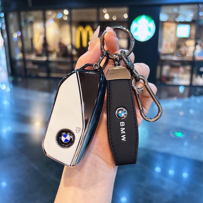 Premium Schlüsselabdeckungen: Kompatibel mit BMW X5, 5er Serie, X7, XM, X1, 7er Serie, I5, IX, MX Schlüsselanhängern.