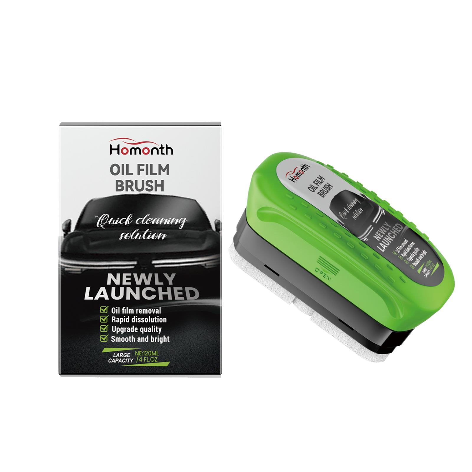 

Щетка для очистки масляной пленки с автомобиля Homonth (120мл) - Удаляет масляную пленку с лобового стекла, очищает стекла автомобиля и пыль, мощная щетка для осветления автомобильного стекла