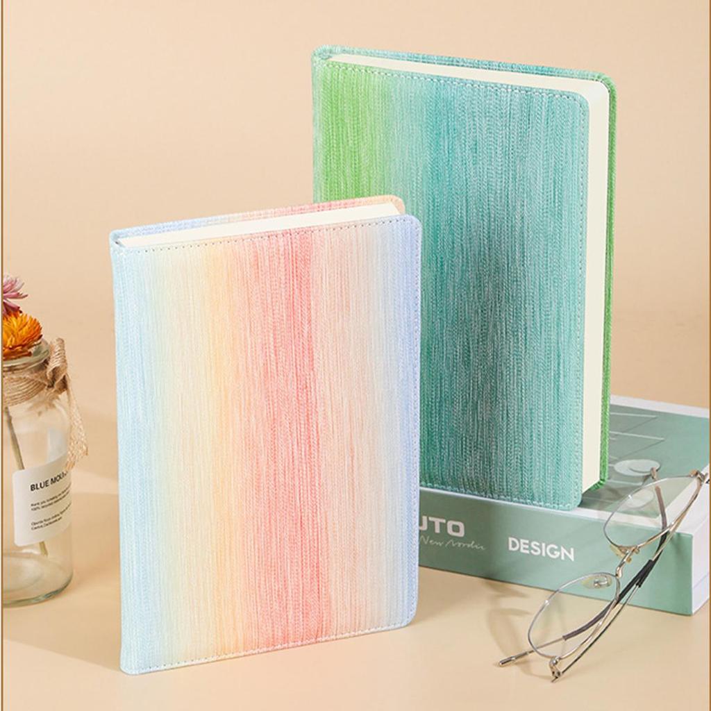 (Logo Engraving Possible) A5 Color Leather Subject Notebook, Work Notepad, Business Meeting Record Book, Diary, Travel Log