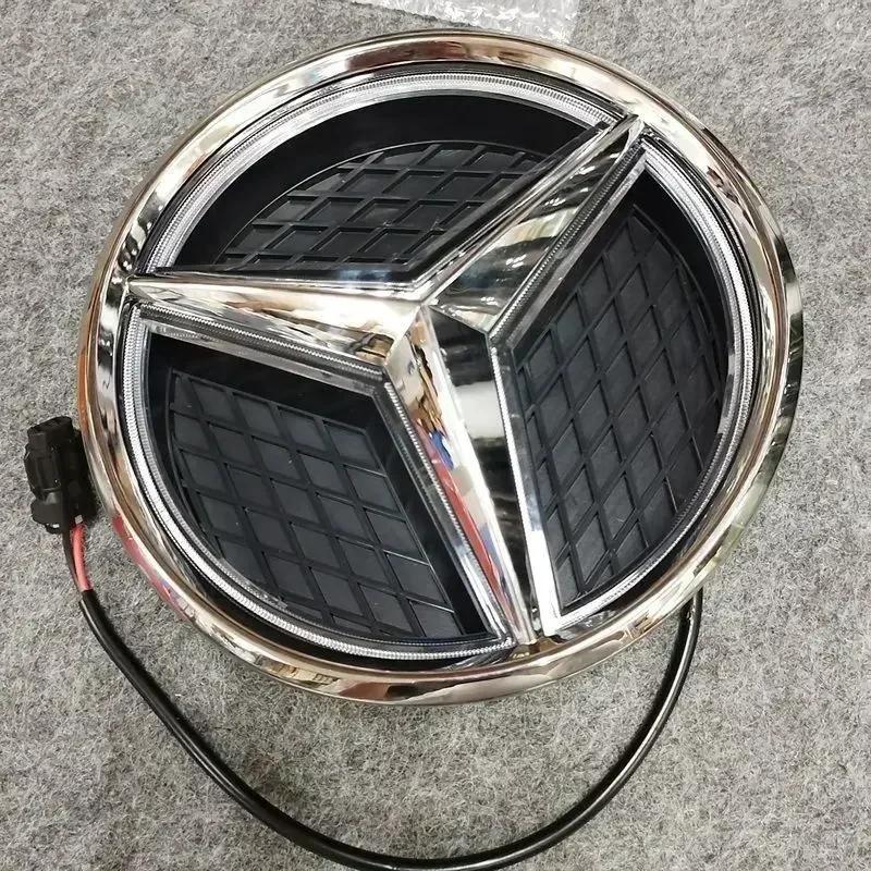 White Blue Red Light Car Front Grilled Star Emblem LED Illuminated Logo for Mercedes Benz W205 W212 W213 W204 W166 CLA W253 GLK