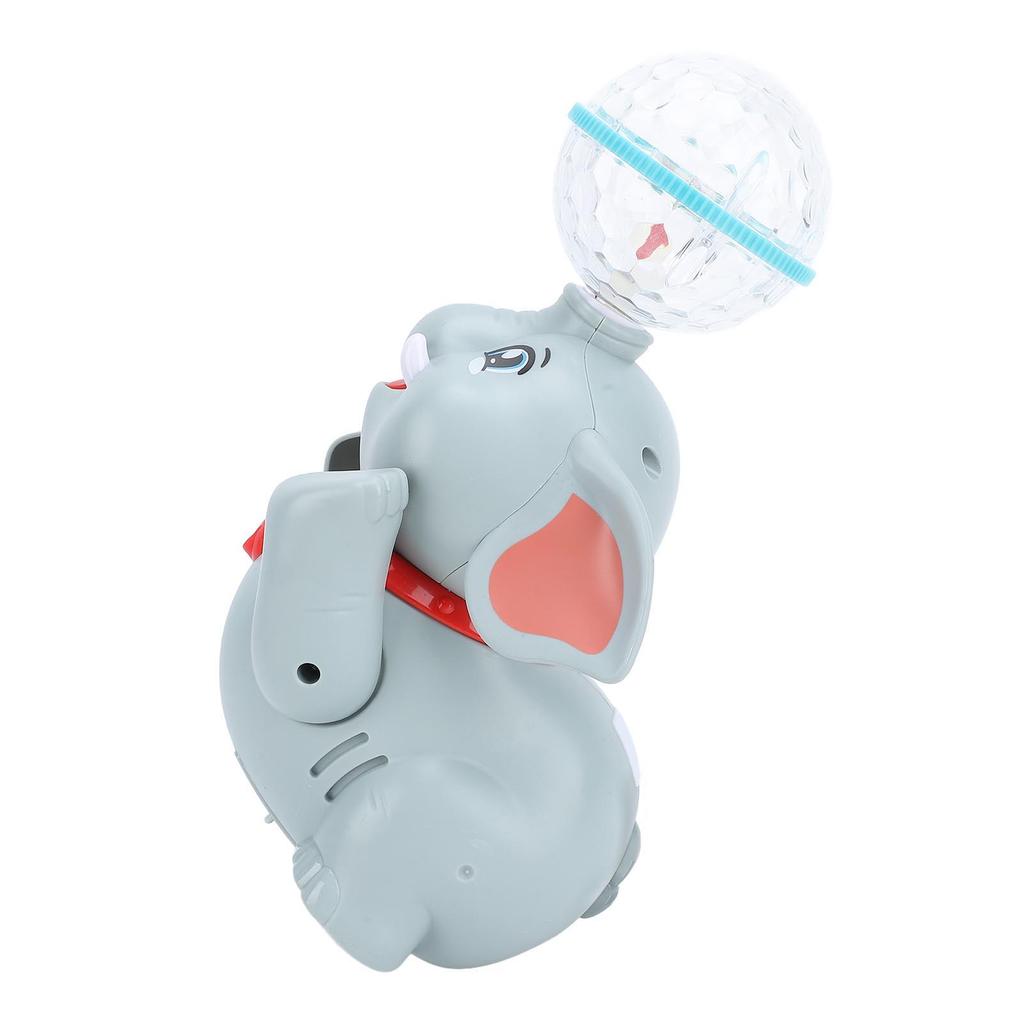 Electric Elephant Toy with Light Music Baby Light Up Toy Rotating Ball Dancing Singing Crawling