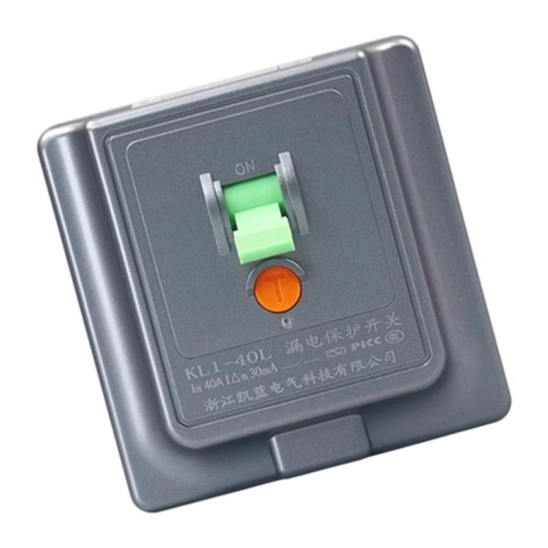 652F Air Conditioner Leakage Protector 40A Leakage Special Protector For Home Water Heater Faucet Safety Switches Enduring