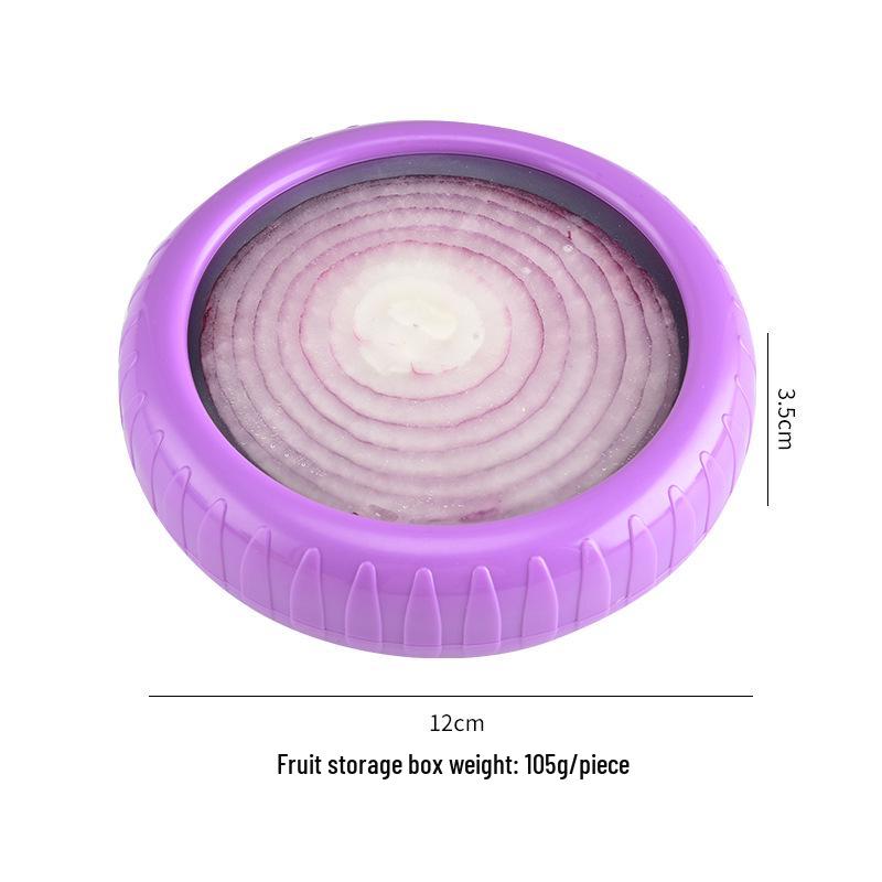 Dual-Sided Silicone Fresh-Keeping Box - Vegetable & Fruit Sealed Refrigerator Storage