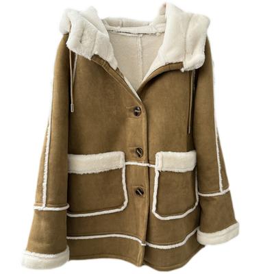 Lammwollmantel Damen Pelz integriert Neuer Winter verdickter High-End-Wildledermantel