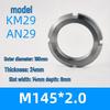 AN Locking Slotted Round Nut Set with KM Lock Washer (AW0405-14)