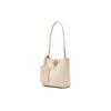Charles & Keith Metal Buckle Versatile Pu Leather Shoulder Bag Underarm Bucket Bag Crossbody Bag Small Size Women bags Beige Black Multi CK2-10782094