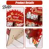 Creative Holiday Gift Display Christmas Tree Wooden Candy Stand, Acrylic Drawer Organizer for Clear Storage Sweets Party Dessert Table, Treat Holder,