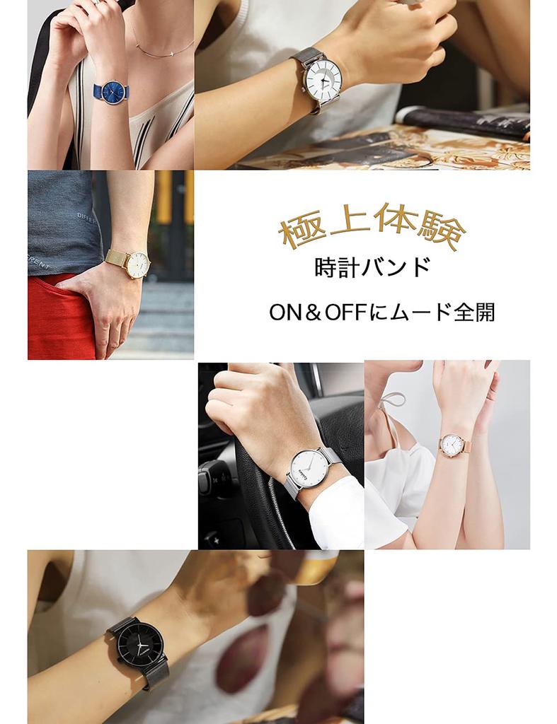 Reinherz 18mm Stainless Steel Mesh Breathable Watch Band with EasyClick Double Lock, Classic Style, Silver, Replacement Strap for Smartwatches