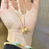 New in refreshing style Fashion matte classic brushed gourd necklace trendy retro antique gold craftsm pendant banquet jewelry